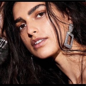 NWT Free people Captain Rhinestone Earrings